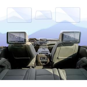 3PCS 2024 GMC Yukon Screen Protector - 10.2Inch & Dual 12.6Inch Rear-Seat TV Entertainment Screen Protector for 2024-2021 Chevy Tahoe Suburban / GMC Yukon (XL) Navigation