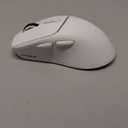 RAPIQUE Wireless Bluetooth Mouse – Dual Bluetooth ＆ 2.4GHz USB Receiver, 4 DPI Levels (1000–3200), USB-C Rechargeable, Ergonomic Right-Hand Grip, Silent Click, Compacr for Computer/Mac/Laptop - White