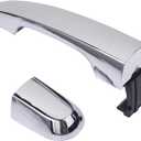 Exterior Rear Right Passenger Door Handle w/Cover Cap for Kia Sorento 2011 2012 2013 2014 2015, Replaces OE 826512P010 836622P010