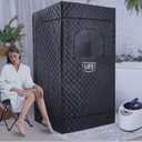Life Authentic Portable Steam Sauna Tent with folding chair 