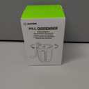 AUVON Large Pill Organizer, Pill Dispenser for Holding 6 Various Vitamins, Pill Box Case with Anti-Mixing & Wide Opening Design, Easy to Retrieve Meds, Includes 20 Pcs Stick-on Labels (Black)