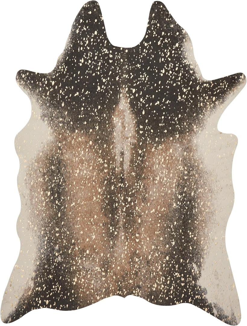 Loloi Bryce Collection BZ-04 Mocha/Gold 5' x 6'-6" Area Rug