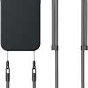 Crossbody Strap (Without Case) Compatible with iPhone 17/Air/Pro/Max Phone Cases and Other Device with Dual Lanyard Holes, Adjustable Hands-Free Shoulder Neck Camera Phone Strap (Gray)