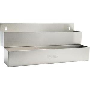Winco Double Speed Rail, 22-Inch, Stainless Steel