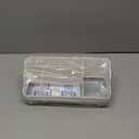 Bathroom Counter Organizer and Storage, 7 Slots Detachable Toothbrush Holders for Bathrooms, Anti-Slip Electric Toothbrush and Toothpaste Holder Countertop Vanity Organizer Accessories for Adults Kids (White Grey)