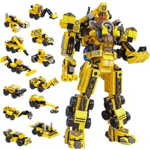 Sciencow Robot Building Toys for 6 7 8 9 10 11 12 13 14 Years Old Kids | 25-in-1 Construction Blocks Sets for Robot or Trucks, Christmas Birthday Gifts for Age 6-8 7-9 8-14 yrs Boys