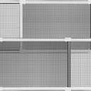 Paramondo Expandable Window Screen, Horizontal (10" H x 19.6" - 36" W, 2 Pack) Adjustable Window Screens, Replacement Window Screens for House Windows, Small