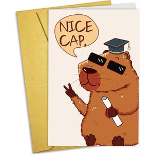 4 x Nchigedy Cute Graduation Card for College High School, Congratulations Card for Him Her, Friend (#2)