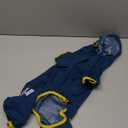 Mabawa Dog Raincoat, Waterproof Dog Rain Jacket with Hood, Rain Coat with Leash Hole, Reflective Strap for Small Medium Dogs, Outdoor Adventures/Walking Lightweight Puppy (Blue,M) (Bule)