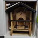 TT Nature Bird Feeder with Camera, Upgraded 1.5L Smart Birdhouse Al Identify for 10000 Plus Species, Auto Capture & Real-time Notifications, Ideal Gift for Bird Lovers (Iron Roof)