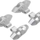 RCAWD 4X Aluminum Alloy Front Or Rear Scale Brake Calipers for 1/7 Traxxas UDR Unlimited Desert Racer 85086-4(Silver)