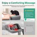 MOONYOOY Massage Head Rest for Bed, Face Down Pillow with Air Vent, Face Cradle for Spa & Stomach Sleeping, BBL Pillow After Eye Surgery, Massage Pillows for Prone Sleeping with Face Cradle Pad