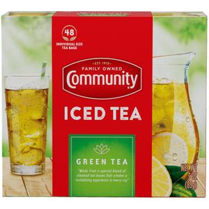 Community Coffee Green Tea Bags, Individual Size, 48 Count (Pack of 1) BBD: 05/07/2027