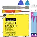 MAXBEAR 7800mAh 3.85V EB-BT585ABE Tablet Replacement Battery for Samsung Galaxy Tab A 10.1 2016 SM-T580(WiFi) SM-T585(3G 4G LTE &WiFi) SM-P580(WiFi) SM-P585 SM-T585C SM-T587 with Repair Tool Kit