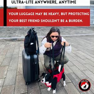 Fido Pro Airlift Ultra-Lite Dog Sling | Ultra-lite Sling Fit in Your Pocket & Bag | The solution for injury prevention and to assist Injured dogs | For Travel and Outdoor Adventures | Large(35–60 lbs)