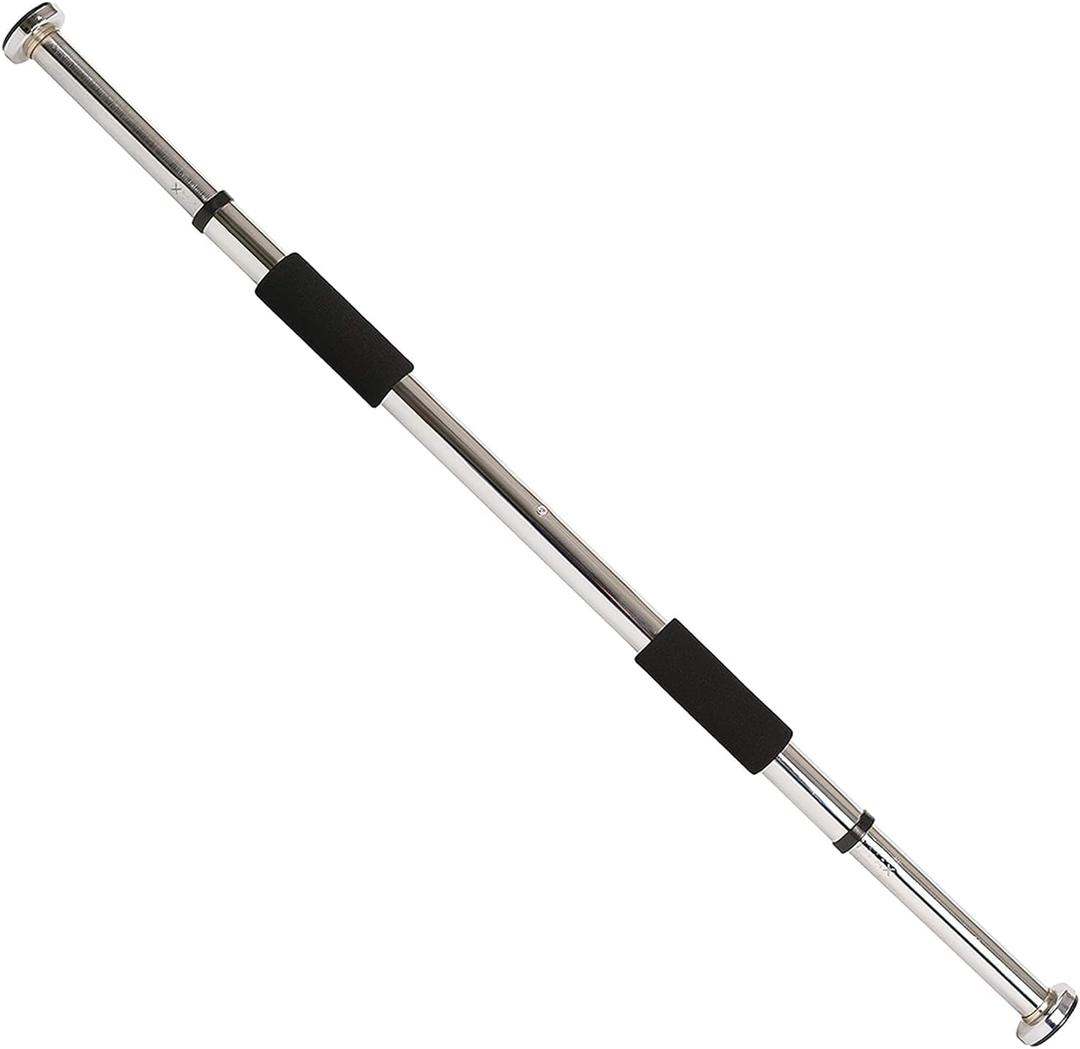 Sunny Health & Fitness Adjustable Doorway Pull Up Bar Chin Up Bar for Home Gym Training