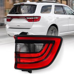 FIONE RH Outer Tail Lights Compatible with Dodge Durango 2014-2020 Rear Tail Light Brake Lamp Assembly Right Passenger Side RH 68155948AC 68272126AA