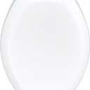 Gerber Elongated Toilet Seat, Standard Close, Heavy-Duty Plastic, White