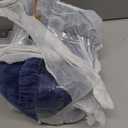 Knee Pillow for Side Sleepers - Relief from Sciatica Pain, Back/Leg Pain, Pregnancy, Hip and Joint Pain Memory Foam Leg Pillow + Free Sleep Mask and Ear Plugs (Blue)