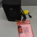 JRD 10inch PTC Space Heater with 80Oscillation, Thermostat, 12h Timer, Fast Heat, Eco Mode, Remote, 1500W Small Quiet Safe Room Electric Heater, Portable Desk Heat for Office Bedroom, Black