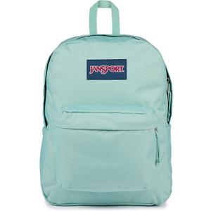 JanSport SuperBreak One Backpack - Durable, Lightweight Bag with 1 Main Compartment, Front Utility Pocket with Built-in Organizer, Premium Backpack, Faded Sage
