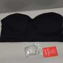 Lusait Strapless Bra for Women Non-Slip Silicone Padded Bandeau Bra Wireless Tube Top Bralette Large