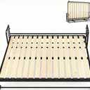 TooCust Horizontal Murphy Wall Bed Frame Queen Size with Two-Stage Deluxe Gas Spring - DIY Wall Bed Queen Hoeizontal, Folding Wall Bed, Vertical Murphy Bed Kit Queen Size
