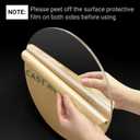 1 Pieces 1/4" Round Plexiglass Sheet, 15 Inch Diameter Clear Acrylic Circle, Round Cake Disk Acrylic Sheet, Plexiglass Table Top, Acrylic Backdrop