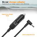 Replacement for Furrion Backup Camera Power Cord - DC Car Charger Adapter for FOS07TADS Vision S Monitors & FOS48TA-BL Displays | Replacement for OEM Furrion Power Cord