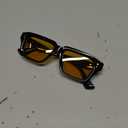 AIEYEZO Rectangle Sunglasses for Men Women Fashion Square Frame Sun Glasses 90’s Retro Designer Shades