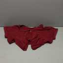 ANRABESS Womens Short Sleeve Henley Tops V Neck Dressy Casual Blouses Summer Trendy Tee Shirts 2026 Vacation Fashion Clothes (Large, Burgundy)