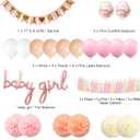 BRT Bearingshui Baby Shower Decorations, It's A Girl Banner, Gender Reveal Party Supplies With Balloons
