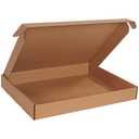 Box USA BMFL20162K Deluxe Literature Mailer, 20" x 16" x 2 1/2", Kraft (Pack of 25)