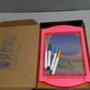 Marvin's Magic - Glow Art - LED Doodle Board for Children - Light Up Drawing Pad, with Glow in The Dark Colouring Pens - Battery Powered Magic Drawing Tablet - Light Up Tracing Pad Suitable for 5+