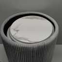 IBUYKE Round Storage Ottoman Set of 2 Ottoman for Dorm Vanity Stool with Storage Velvet FootStools End Table Boucle Ottoman for Home Organization Gray UWBD016G (Grey With Circular)