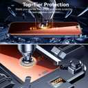 Esanik [2-Pack for iPhone 17 Pro Sunset Color Privacy Screen Protector - Gradient Purple Anti-Spy Tempered Glass, Anti-Blue Light, Pink Military-Grade 9H Hardness,Shatterproof, Flawless Fit Tray