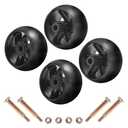 Antanker Mower Wheels 133957 174873 Deck Wheels Replacement for Craftsman/Dixon/Jonsered 532133957 for Hus qvarna 532174873 for Cub Cadet 753-04856A Fit for AYP for MTD 734-03058 4 Pack