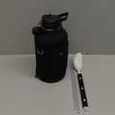 DYSANKY Insulated Water Bottle | Thickened Stainless Steel Vacuum Metal | Portable Sports Half Gallon Large Water Jug for Gym and Hiking with Straw, Carrier Bag, Handle Strap | BPAFree 64 oz