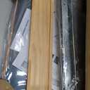 DINDON Pull Out Cabinet Organizer (14" W x 18" D) 1 Tier, Single Tier Oak Wood Under Cabinet Slide Out Shelf Drawer Box