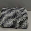 Super Fluffy Runner Rug for Bedroom, Modern Shag Zebra Area Rugs, Soft Plush Throw Carpet for Kids,Girls Boys and Teens Bedside Room Decor for Living Room Dorm Nursery Classroom, 2x4 Feet