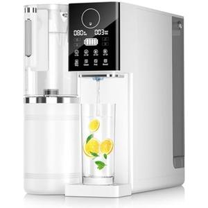 8-Stage RO Filtration System, Portable Water Purifier, Reverse Osmosis Water Filter Countertop for Home, No Installation, White