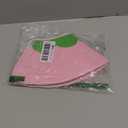 Soft Dog Cone, Lightweight Elizabethan Collar for Dogs, Adjustable Soft Cones for Dogs/Cats to Stop Licking After Surgery, Cute Strawberry Cone of Shame Alternatives for Pets(Medium) (Pink)