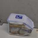 LOCK & LOCK Easy Essentials Food Lids (Flip-top) / Pantry Storage Containers, BPA Free, Top-10 Cup-for Snacks, Clear