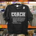 Coach Definition Funny Coach's Sports Instructor T-Shirt, Size M