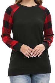 Aifer Womens Long Sleeve Shirts Crew Neck Casual Tops Fashion Loose Fit Trendy Tunic Outfits Clothes, Medium