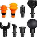 Massage Heads for Hypervolt Go, Replaceable Massager Attachment 8 Different Muscle Massager Heads Deep Tissue Percussion Plug and Play Salon Tools Home Pain Relief New Upgrade Massage Head