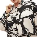 City Chic Womens Shirt - Rosabella Print (16 Plus)