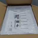 2 Pack Pull Out Cabinet Organizers Expandable, Plastic Slide Out Drawers for Kitchen, Bathroom, Pantry, Under Sink Storage, Pull Out Drawers Fixed with Adhesive Nano Film (White, 11.6''-17.5'')