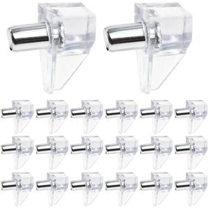 5mm Shelf Pegs for Shelves Cabinet Shelf Support Pegs Metal Shelving Pins for Bookshelf Furniture Kitchen Closet Heavy Duty Pegs Bracket for Shelves in Cabinet Metal Shelf Clips 50Pcs