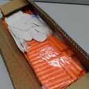 20Pcs Driveway Markers,4Ft Driveway Reflective Poles, Orange Fiberglass Snow Stakes with Reflective Tape for Easy Visibility at Night for Parking Lots (20, Orange)